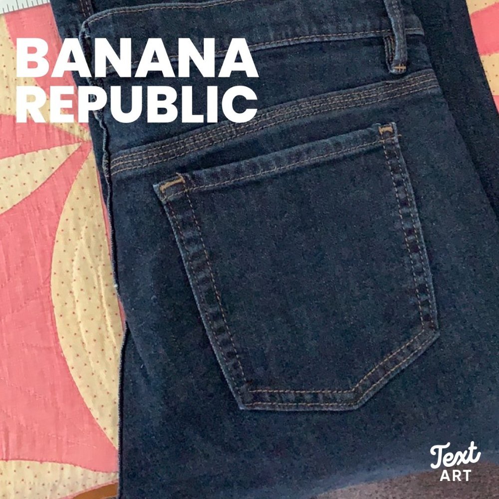 Vintage Banana Republic women's Sz 8 denim NWOT